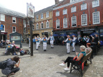 4. In full swing - appearing at White Horse Folk Festival.JPG